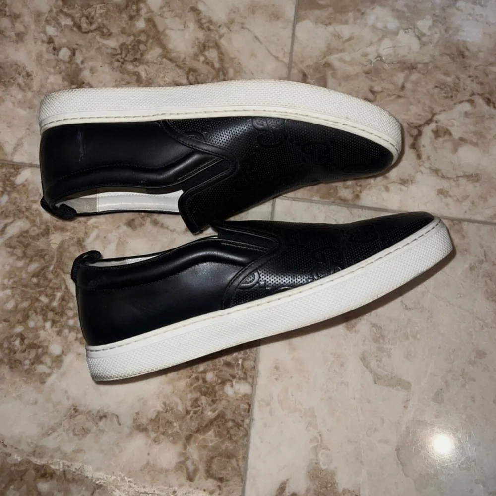 Gucci Black Slip-On Sneakers - Picture 3 of 6